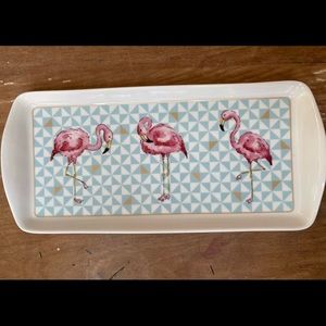 Milly Green British Designs Pink Flamingo Tray
